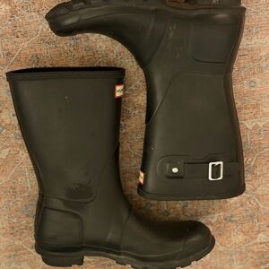 Hunter Women Classic Black Rain Boots